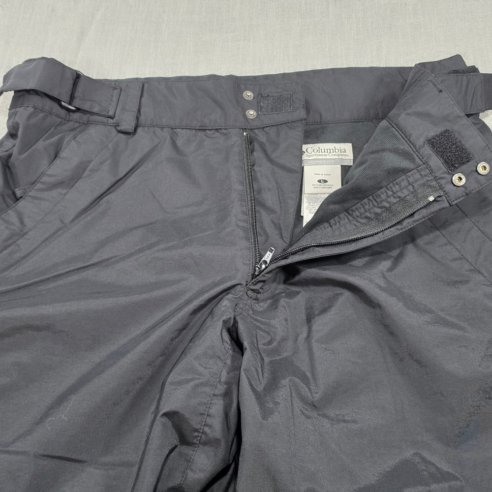 Columbia‎ Snow Pants Mens L Black Excellent Vertex Waterproof Breathable Ski